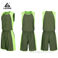 Groothandel ademende sport basketbal jersey set